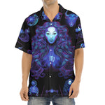 Virgo And Astrological Signs Print Aloha Shirt
