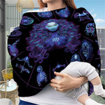 Virgo And Astrological Signs Print Baby Seat Cover