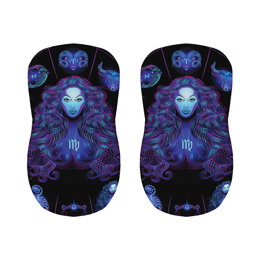 Virgo And Astrological Signs Print Bar Stool Covers