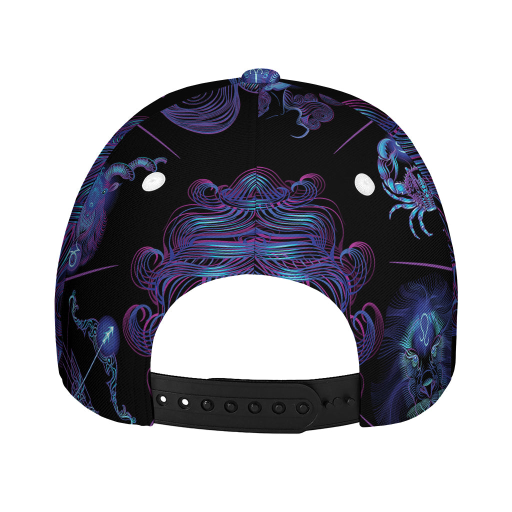 Virgo And Astrological Signs Print Baseball Cap