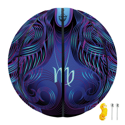 Virgo And Astrological Signs Print Basketball
