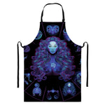Virgo And Astrological Signs Print Bib Apron With Pocket