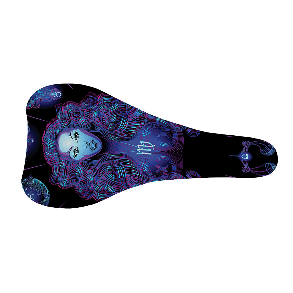Virgo And Astrological Signs Print Bicycle Seat Cover