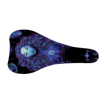 Virgo And Astrological Signs Print Bicycle Seat Cover