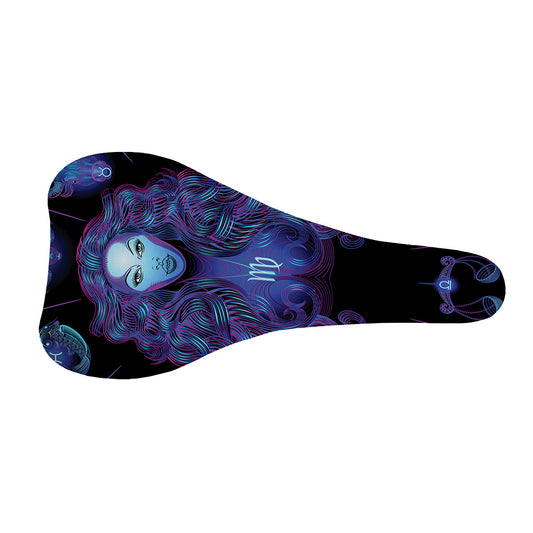 Virgo And Astrological Signs Print Bicycle Seat Cover