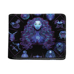 Virgo And Astrological Signs Print Bifold Wallet