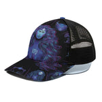 Virgo And Astrological Signs Print Black Mesh Trucker Cap