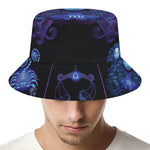 Virgo And Astrological Signs Print Bucket Hat