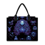 Virgo And Astrological Signs Print Canvas Tote Bag