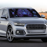 Virgo And Astrological Signs Print Car Windshield Sun Shade