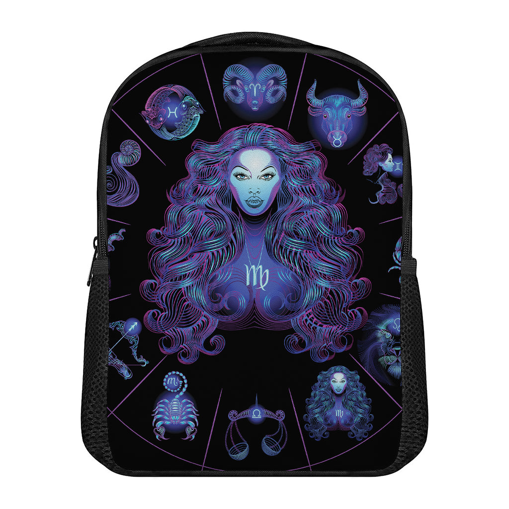 Virgo And Astrological Signs Print Casual Backpack