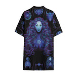 Virgo And Astrological Signs Print Cotton Hawaiian Shirt