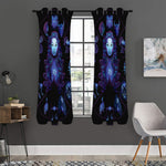 Virgo And Astrological Signs Print Curtain