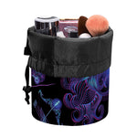 Virgo And Astrological Signs Print Drawstring Makeup Bag