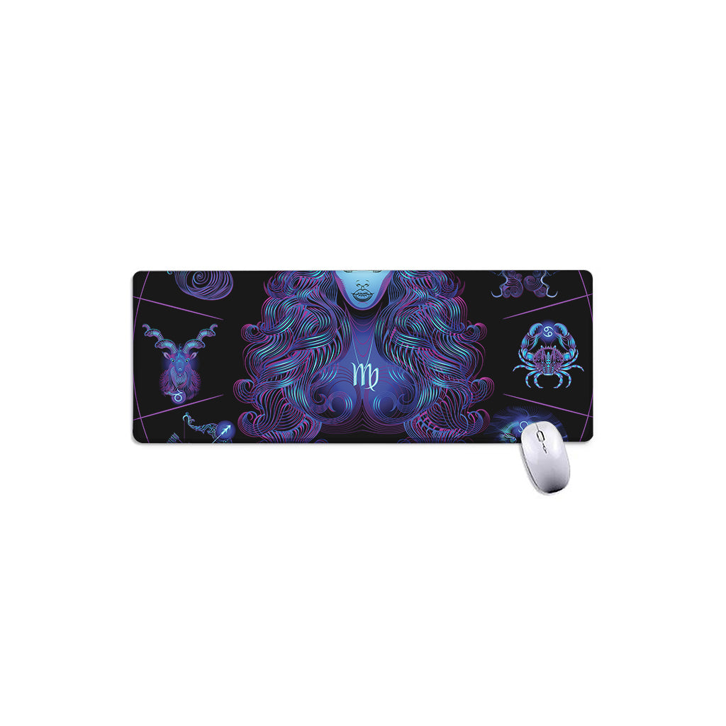 Virgo And Astrological Signs Print Extended Mouse Pad