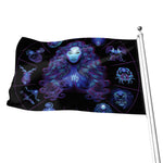 Virgo And Astrological Signs Print Flag