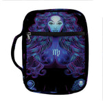 Virgo And Astrological Signs Print Front Pocket Bible Bag