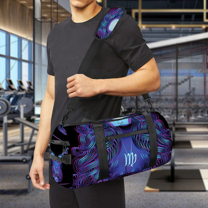 Virgo And Astrological Signs Print Gym Bag