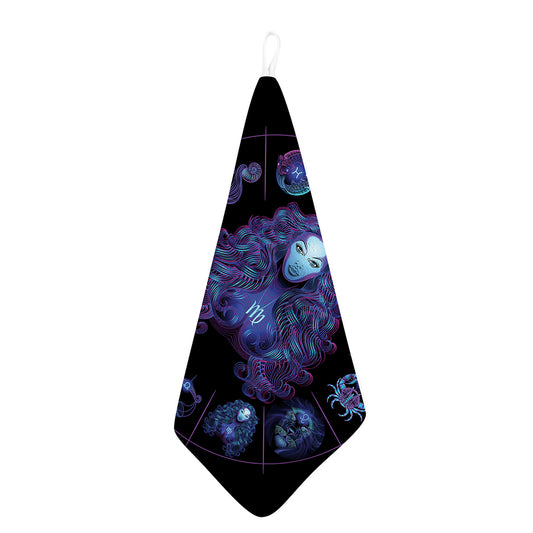 Virgo And Astrological Signs Print Hand Towel