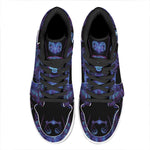 Virgo And Astrological Signs Print High Top Leather Sneakers