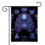 Virgo And Astrological Signs Print House Flag