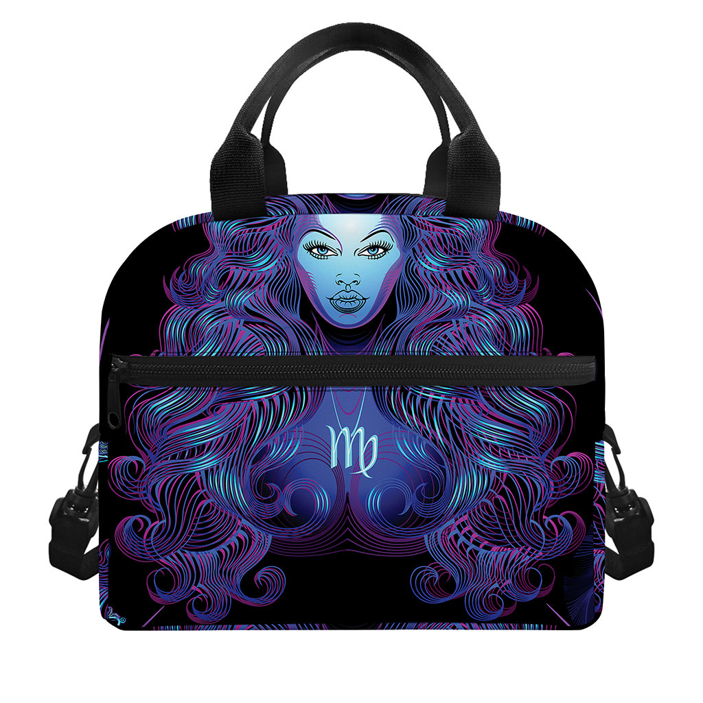 Virgo And Astrological Signs Print Insulated Lunch Bag