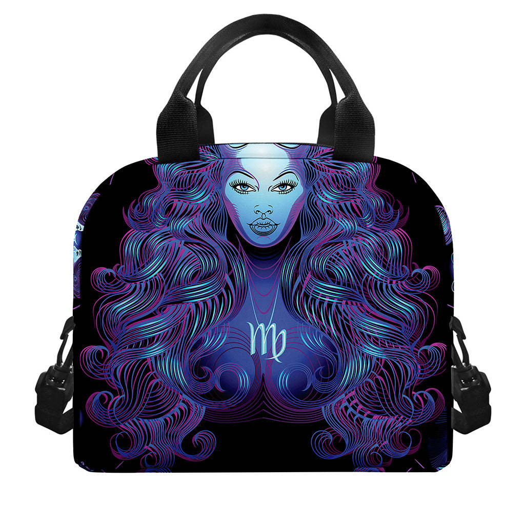 Virgo And Astrological Signs Print Insulated Lunch Bag
