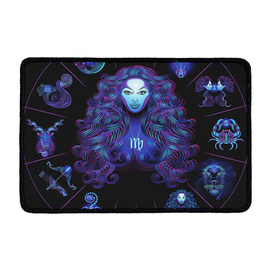 Virgo And Astrological Signs Print Kitchen Mat