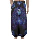 Virgo And Astrological Signs Print Lantern Pants