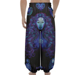 Virgo And Astrological Signs Print Lantern Pants