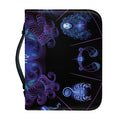 Virgo And Astrological Signs Print Leather Bible Cover