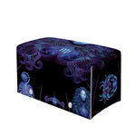 Virgo And Astrological Signs Print Leather Tissue Box Cover