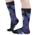 Virgo And Astrological Signs Print Long Socks