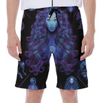 Virgo And Astrological Signs Print Men's Beach Shorts