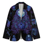 Virgo And Astrological Signs Print Men's Blazer