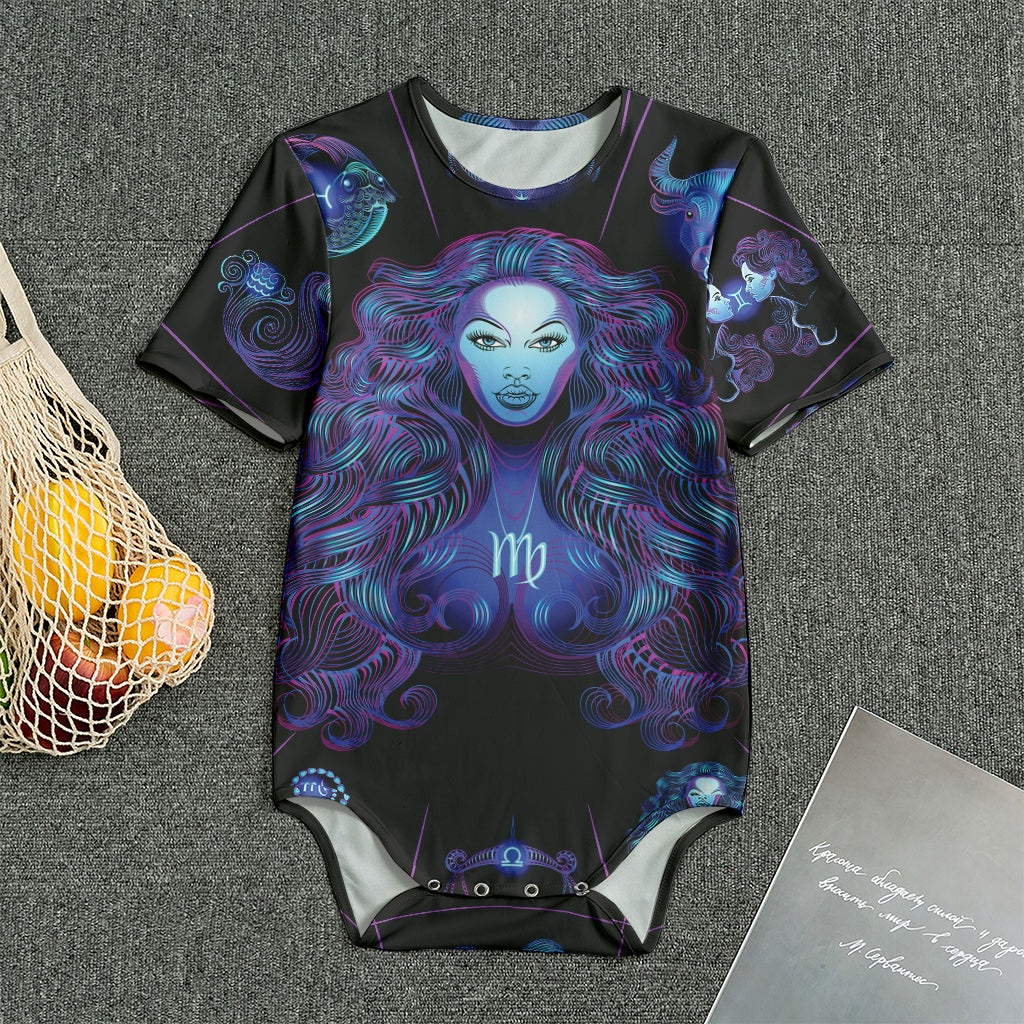 Virgo And Astrological Signs Print Men's Bodysuit