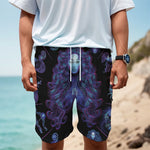 Virgo And Astrological Signs Print Men's Cargo Shorts