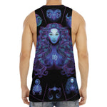 Virgo And Astrological Signs Print Men's Muscle Tank Top