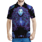 Virgo And Astrological Signs Print Men's Polo Shirt