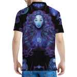 Virgo And Astrological Signs Print Men's Polo Shirt