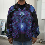 Virgo And Astrological Signs Print Men's Shirt Jacket