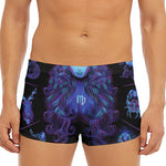 Virgo And Astrological Signs Print Men's Short Boxer Briefs