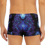 Virgo And Astrological Signs Print Men's Short Boxer Briefs