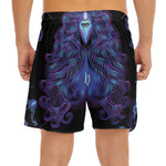 Virgo And Astrological Signs Print Men's Split Running Shorts