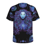 Virgo And Astrological Signs Print Men's Sports T-Shirt