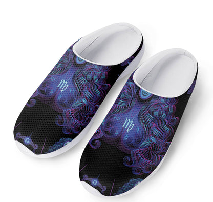 Virgo And Astrological Signs Print Mesh Casual Shoes