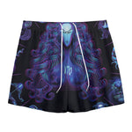 Virgo And Astrological Signs Print Mesh Shorts