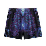 Virgo And Astrological Signs Print Mesh Shorts