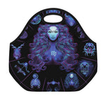 Virgo And Astrological Signs Print Neoprene Lunch Bag