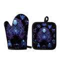 Virgo And Astrological Signs Print Oven Mitt And Pot Holder Set